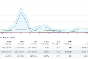 海外アクセスの増加